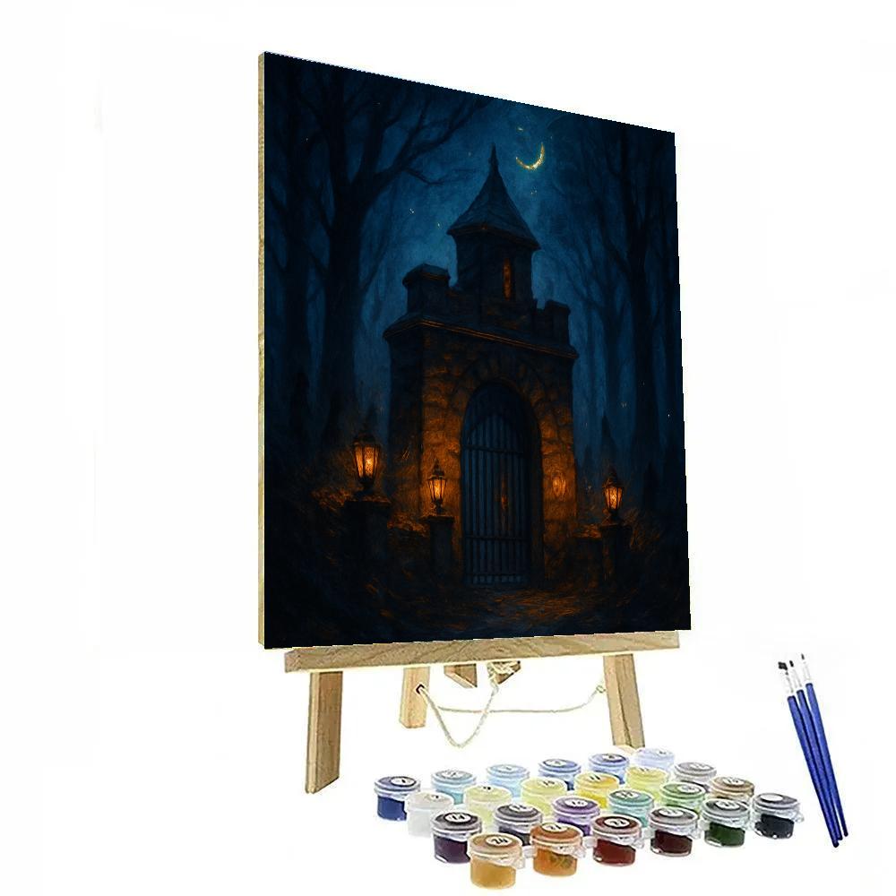 The Veilwood Gatehouse painting number kit
