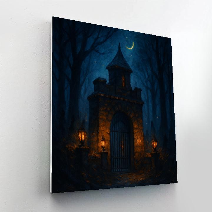 The Veilwood Gatehouse painting number kit