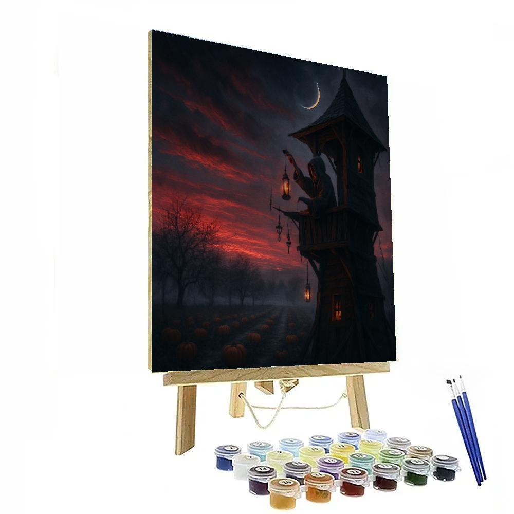 Gloaming Orchard Watchtower Paint by numbers kits