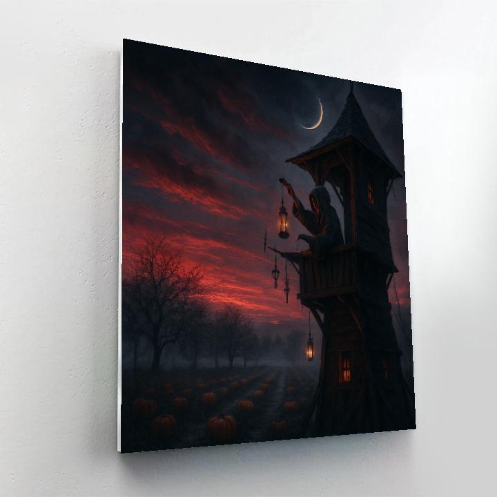 Gloaming Orchard Watchtower Paint by numbers kits