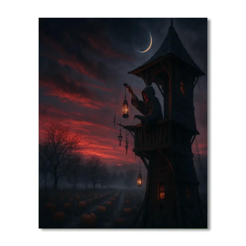Gloaming Orchard Watchtower Paint by numbers kits