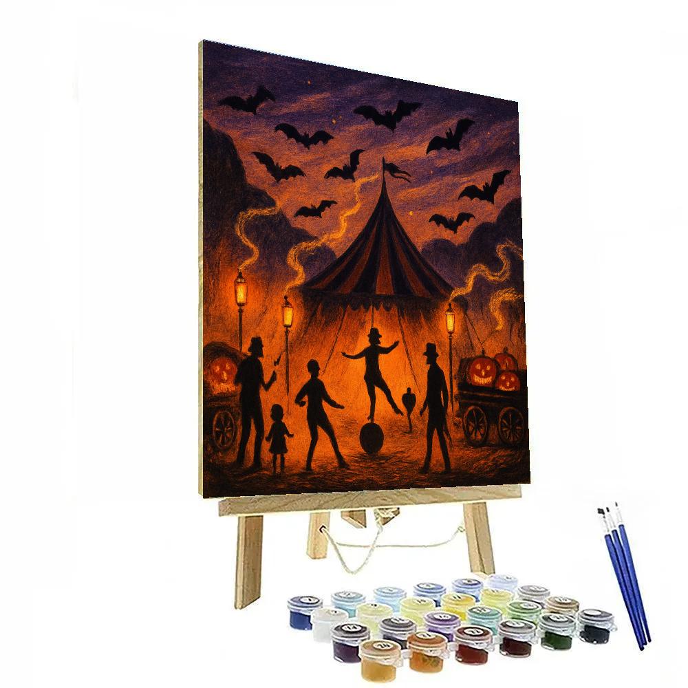 The Hollow Lantern Circus paint by number