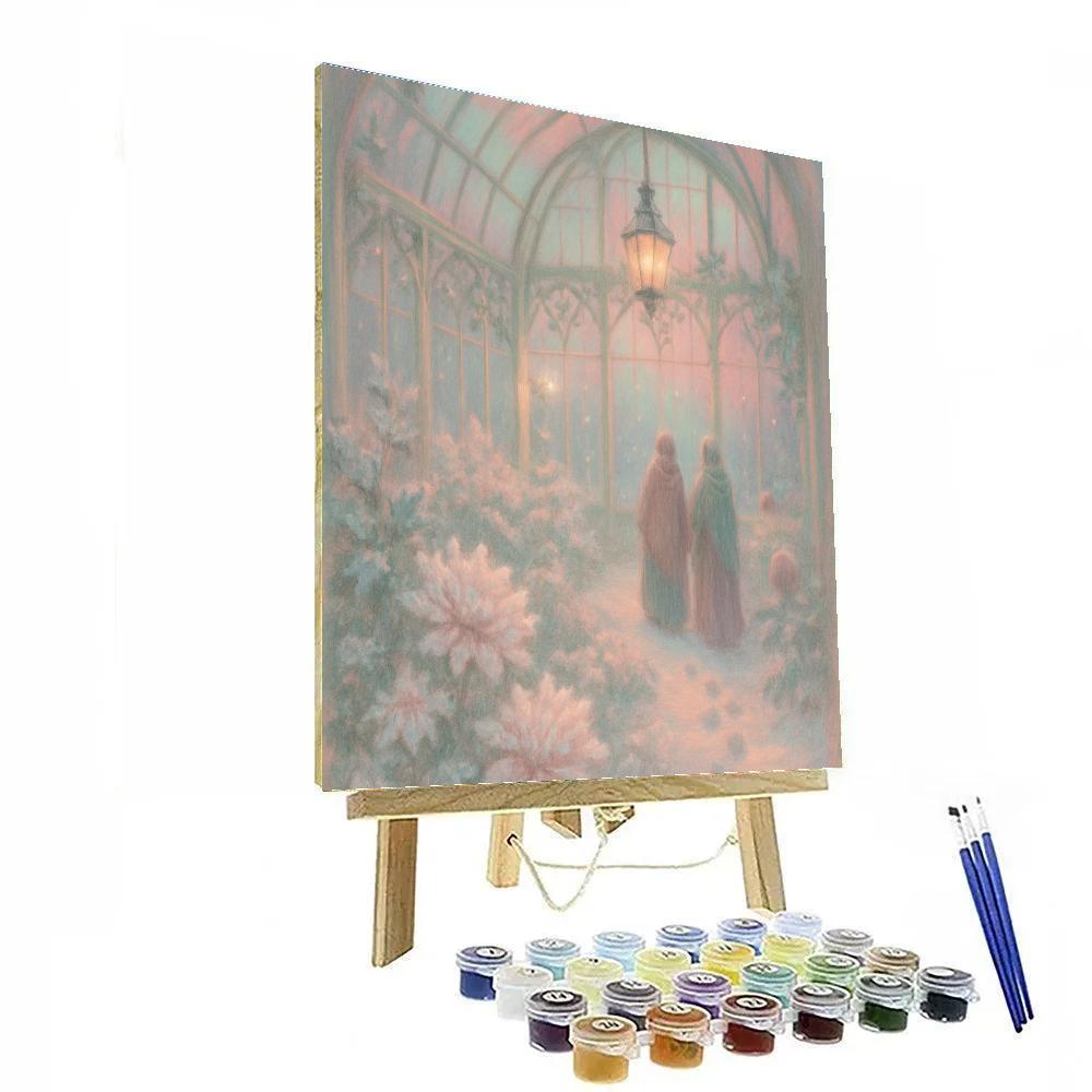 Frost Flower Conservatory Night DIY paint by numbers