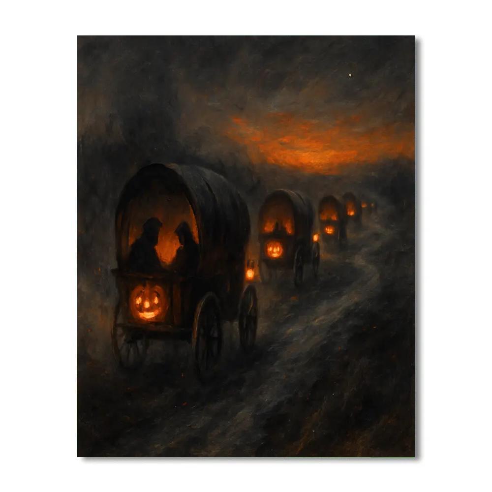 Cinderpath Hollow Caravan DIY paint by numbers