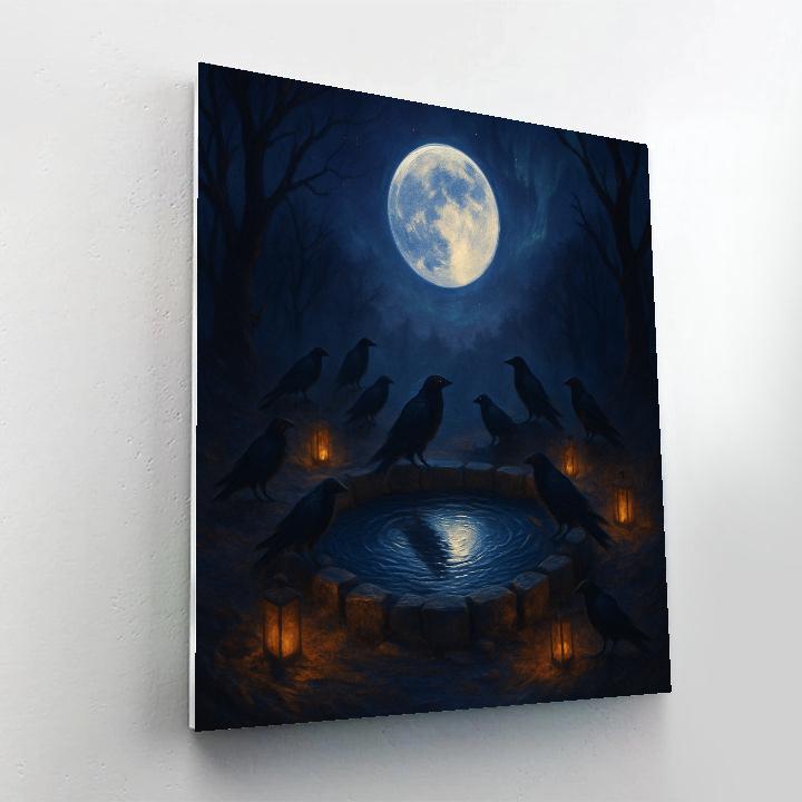 Moonwell At Ravens Hollow Number painting