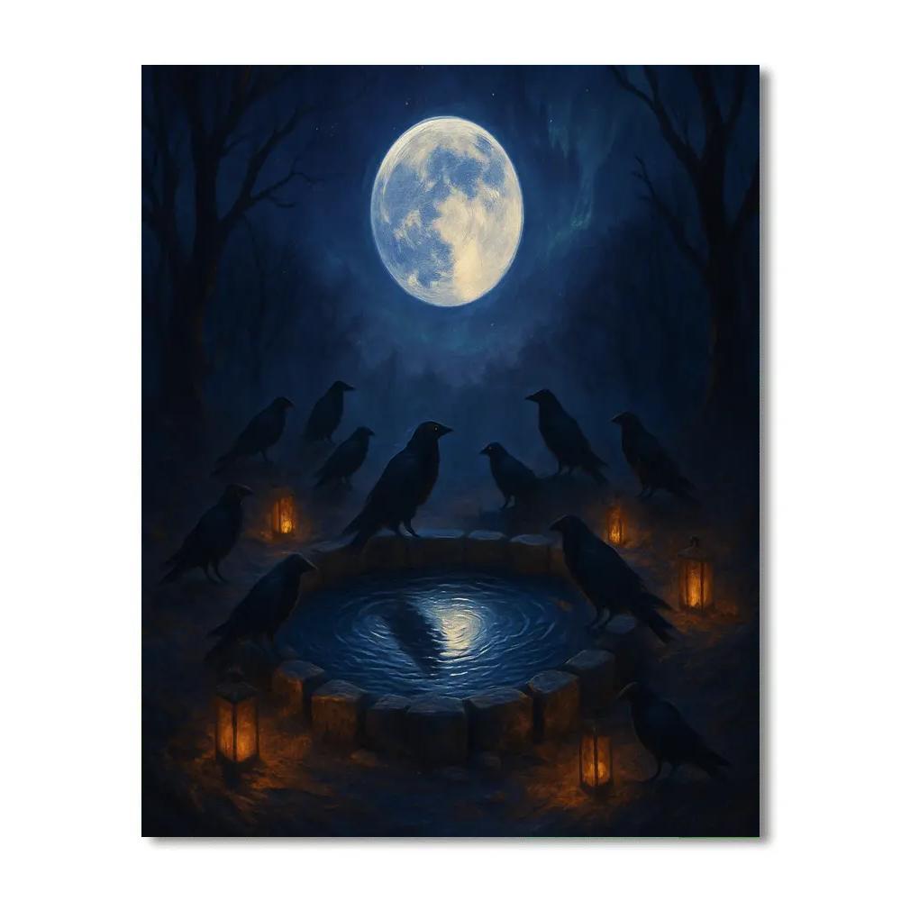 Moonwell At Ravens Hollow Number painting