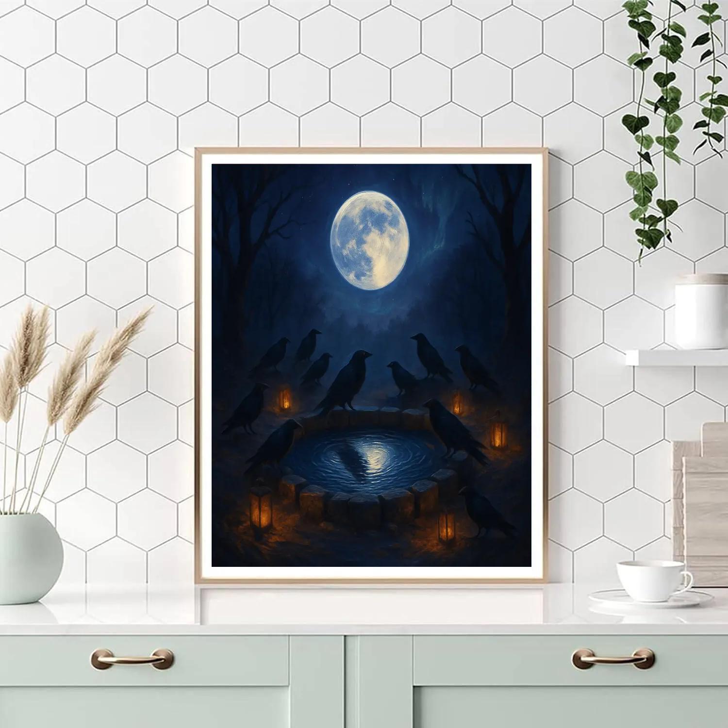 Moonwell At Ravens Hollow Number painting