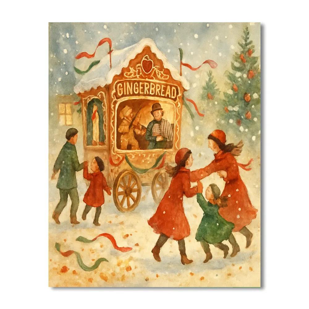 Twilight Ginger Cart Melody paint by number