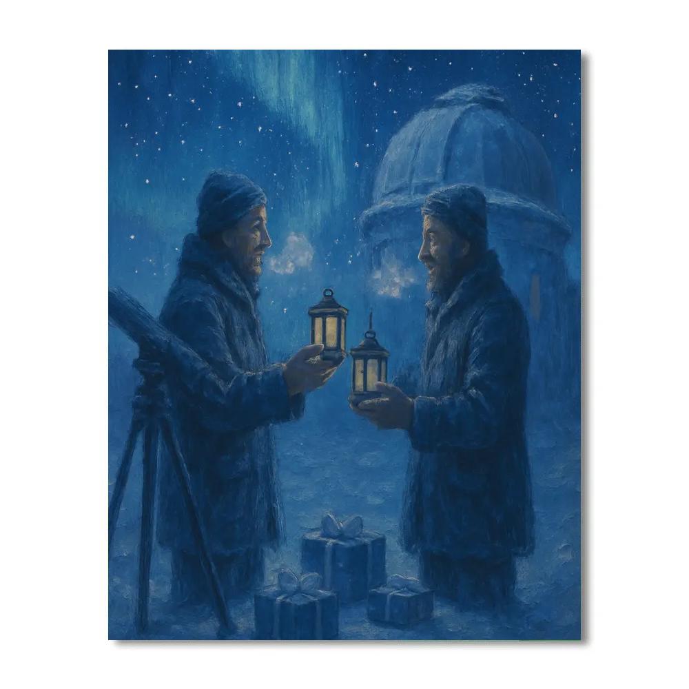 Frostline Observatory Gift Exchange Paint by numbers kits