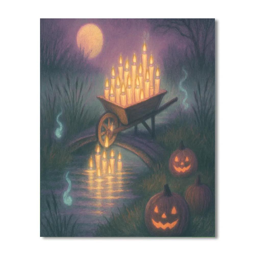 The Candlebarrow Crossing paint by number