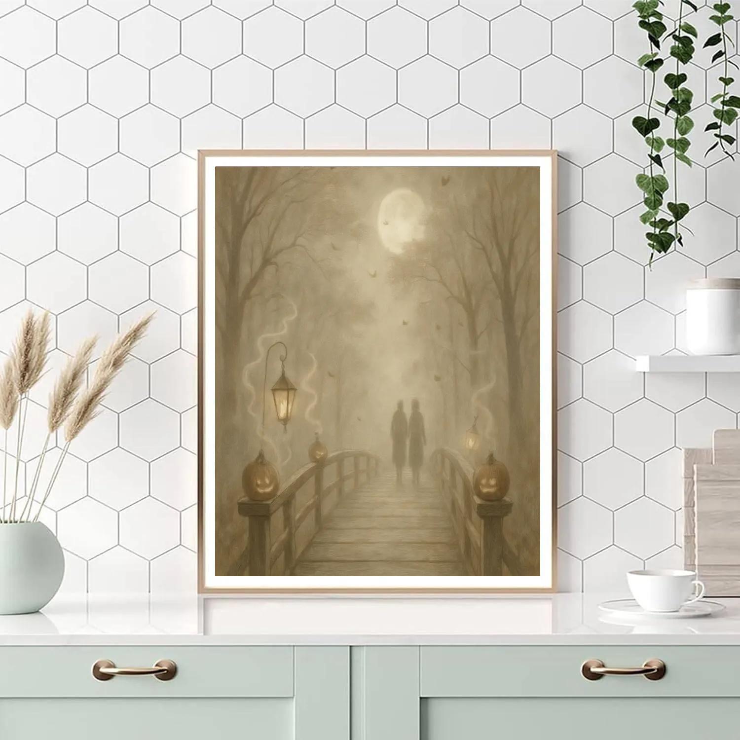 The Whisperbridge Number painting