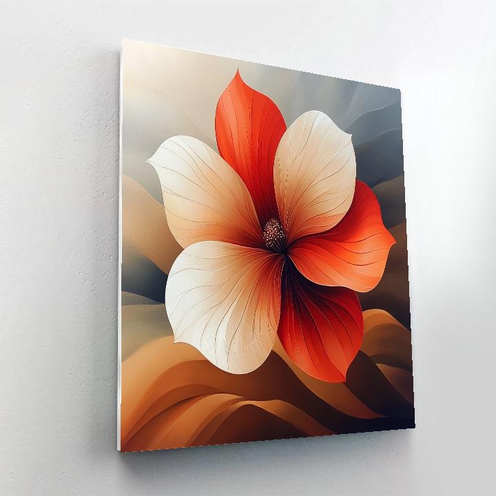 Georgia OKeeffe Inspired Desert Flowers paint by number