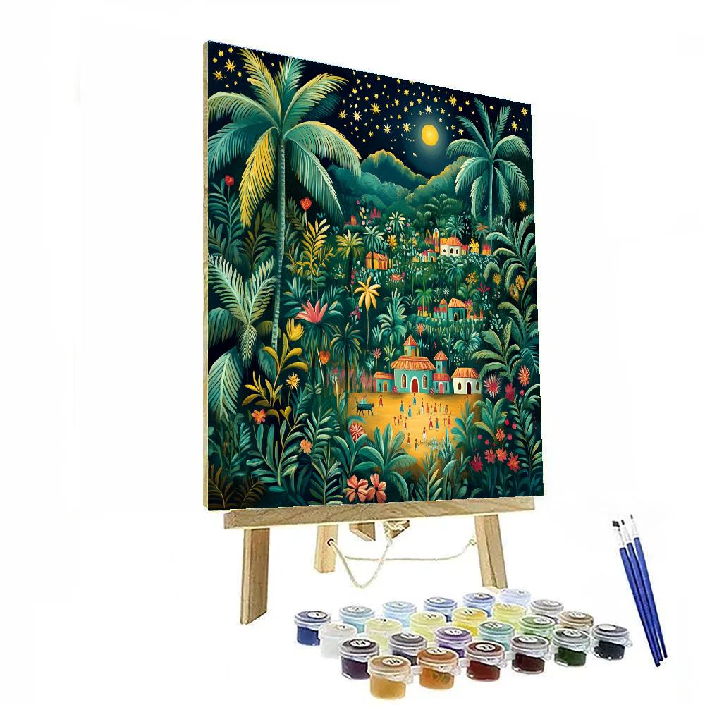 Henri Rousseau Inspired Jungle Festival paint by number