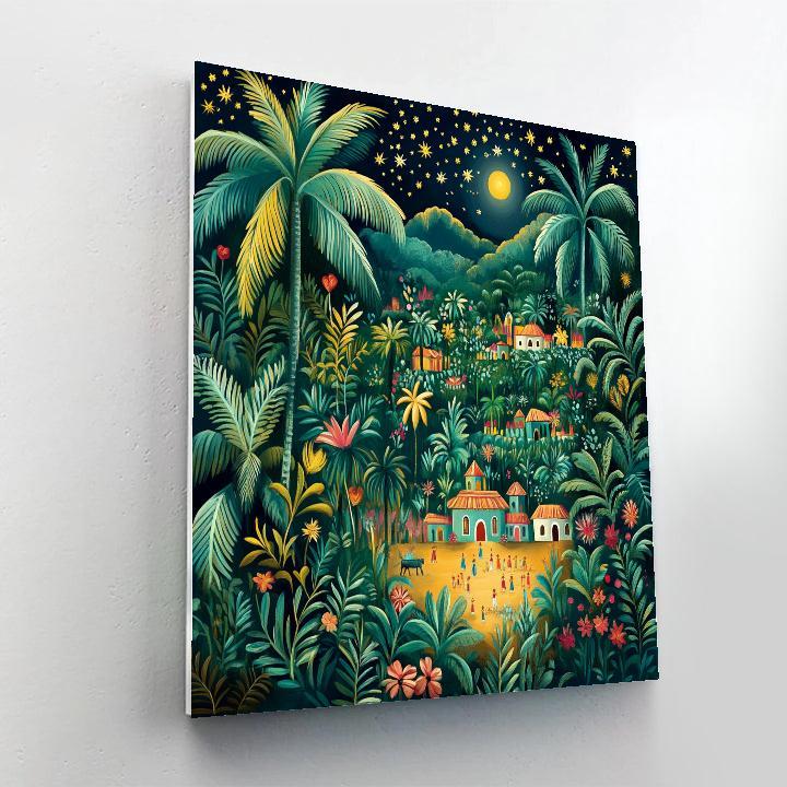 Henri Rousseau Inspired Jungle Festival paint by number