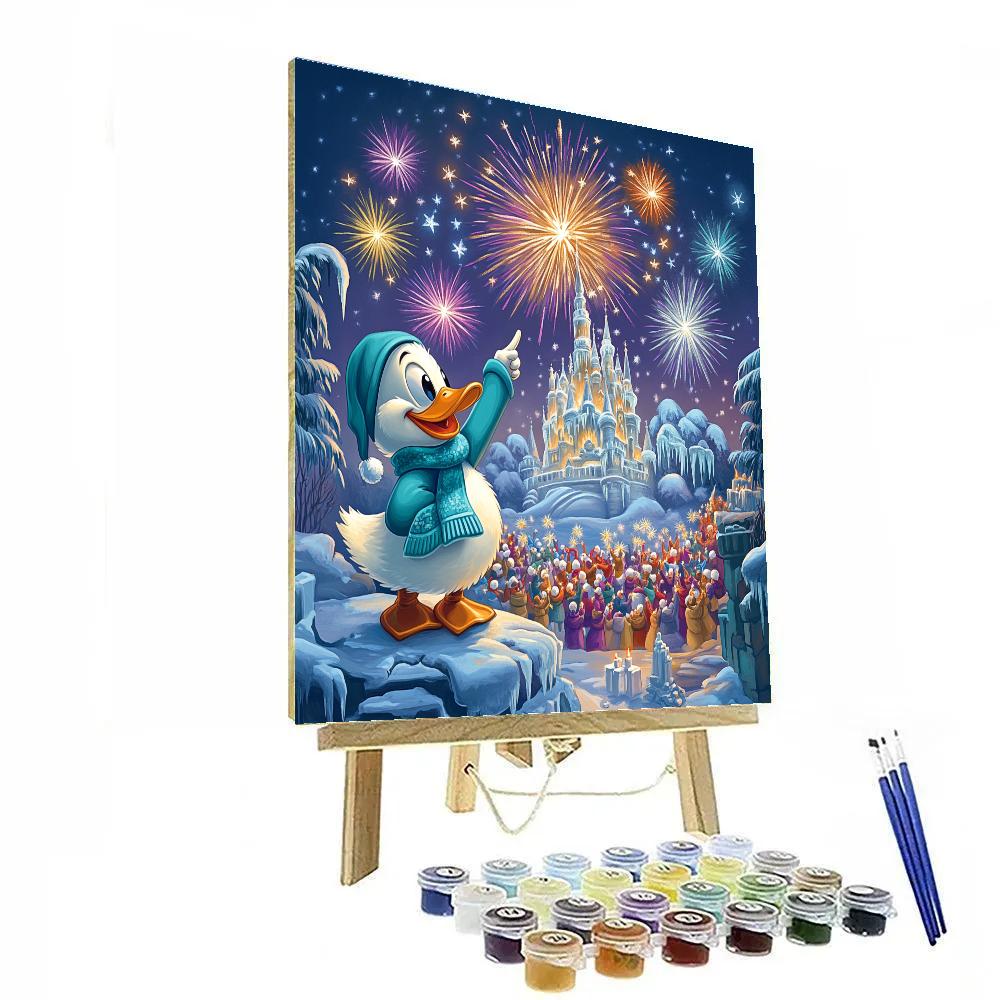 Winter Starlight Fireworks Disney paint by color