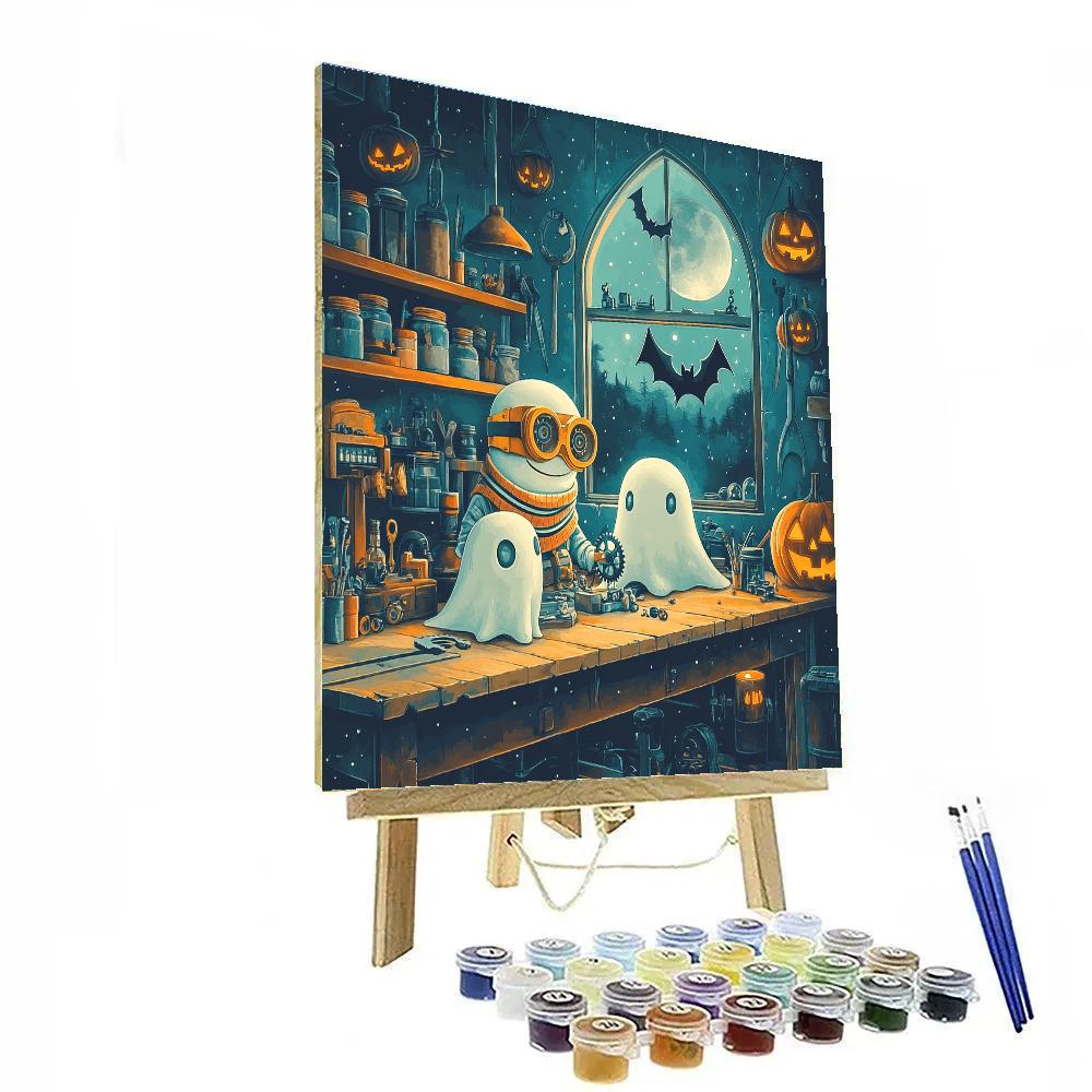 Gadget Ghost Workshop At Twilight Painting by numbers kit