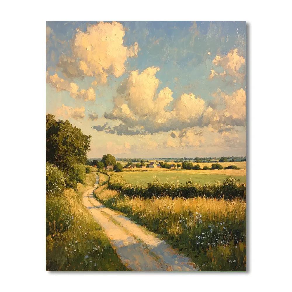 John Constable Inspired Summer Countryside Painting by numbers kit