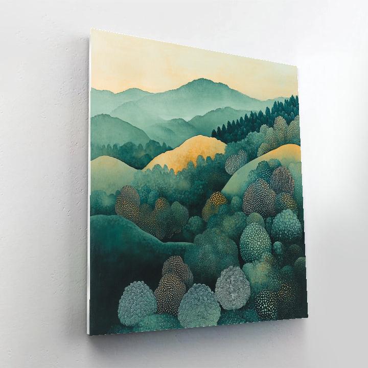 Max Ernst Inspired Verdant Chorus Of Stones Paint by numbers art