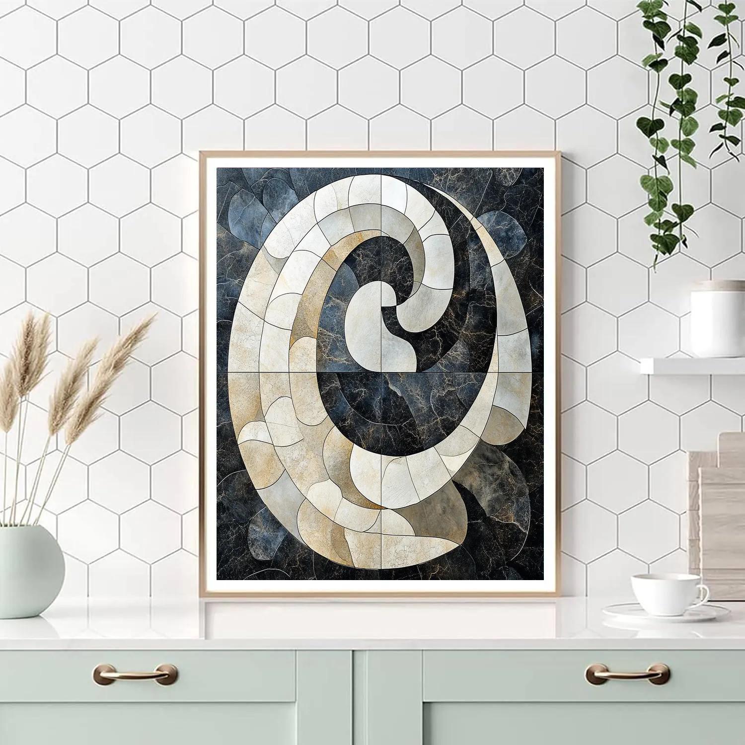 M C Escher Inspired Infinite Tessellations paint by numbers