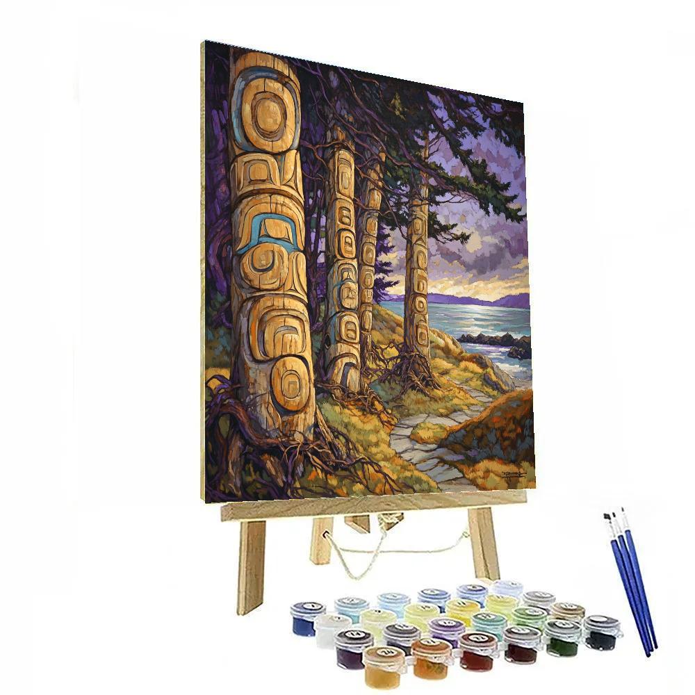 Ancient Totems Emily Carr Inspired Paint by numbers kits