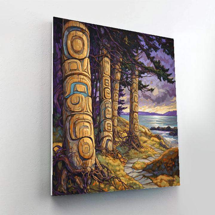 Ancient Totems Emily Carr Inspired Paint by numbers kits