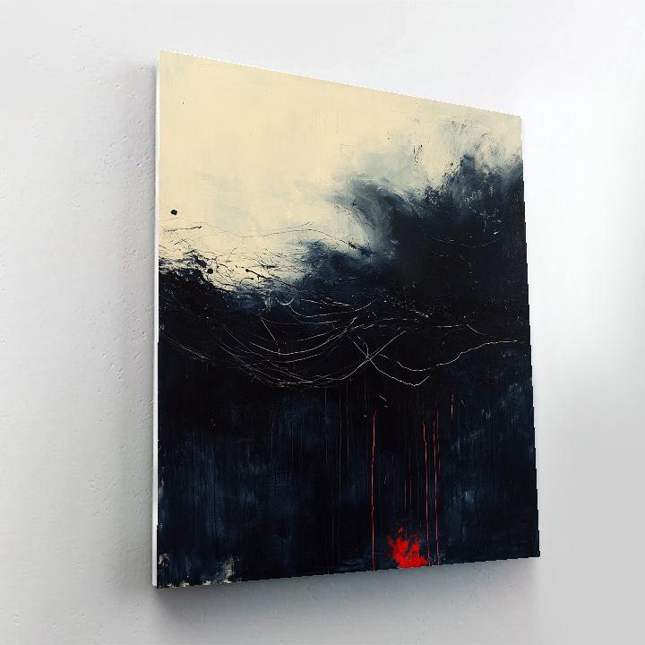 Jackson Pollock Inspired Tempest Of Dripping Colors Numbered painting kits