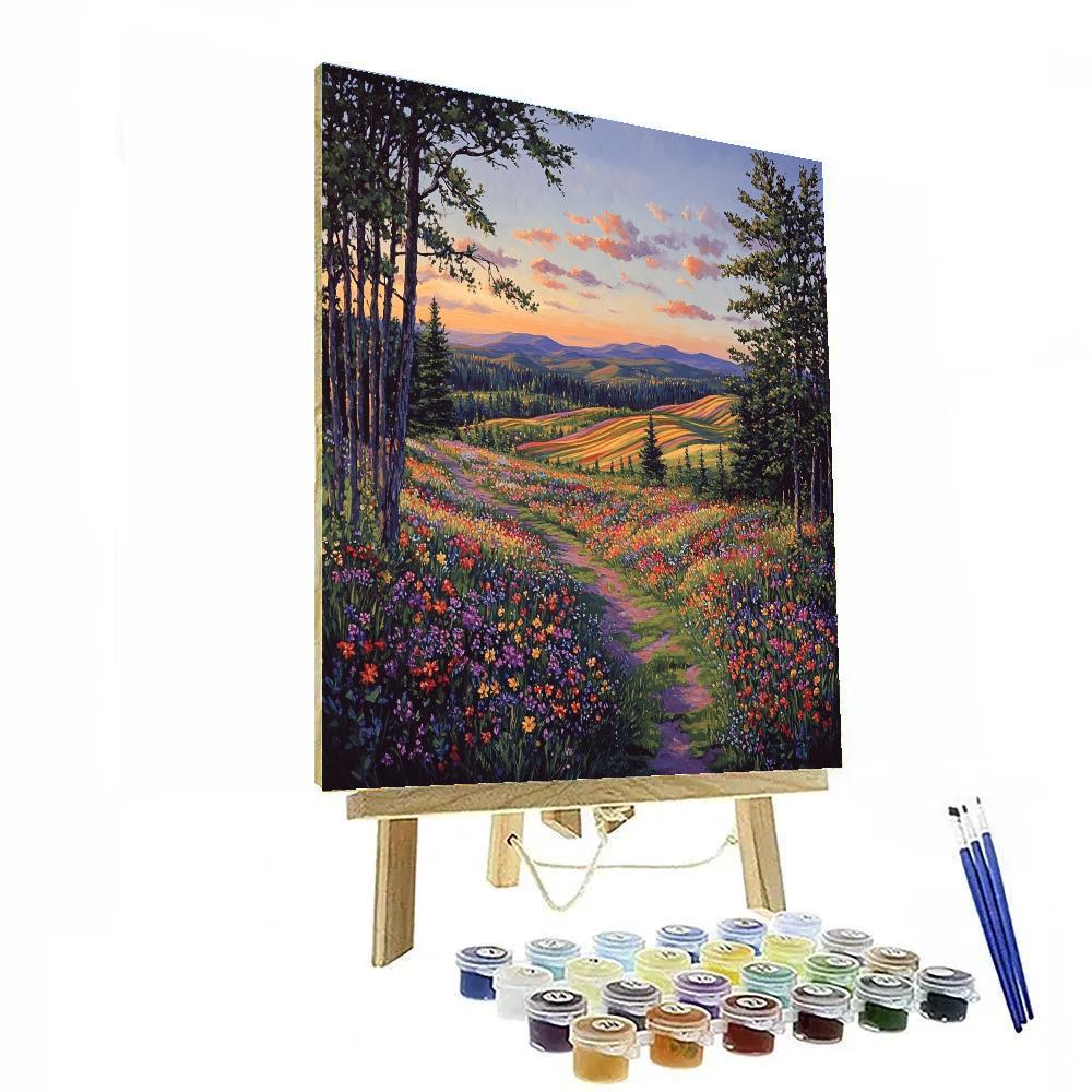 J. E. H. MacDonald Inspired Meadow Chorus Of Wildflowers Number painting