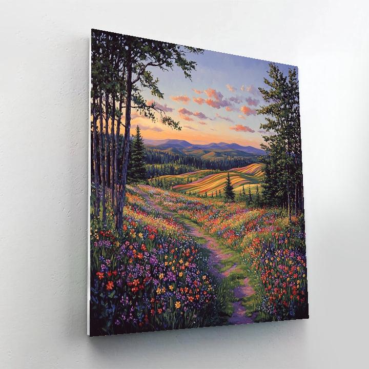 J. E. H. MacDonald Inspired Meadow Chorus Of Wildflowers Number painting