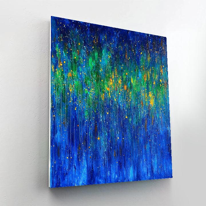 Jackson Pollock Inspired Auroral Energy Field Paint by numbers kits