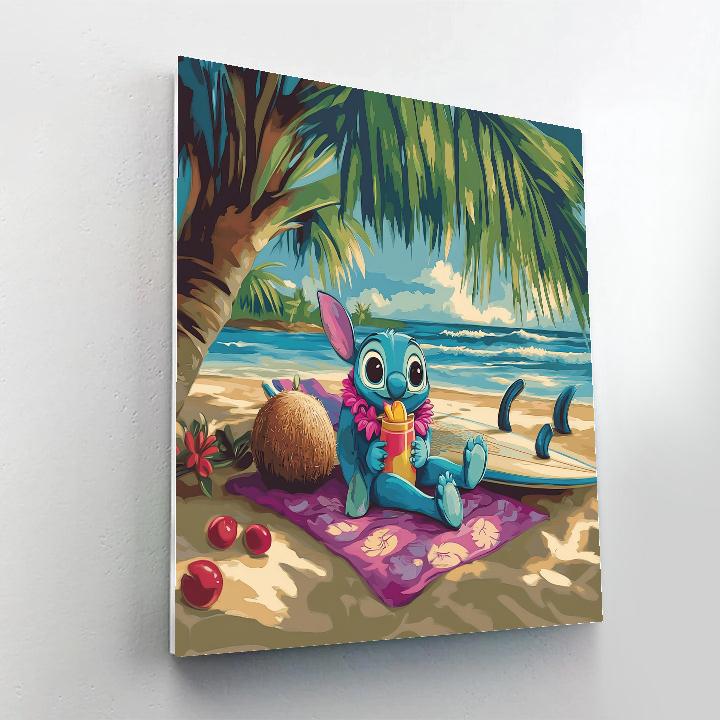 Stitch Island Holiday paint by number