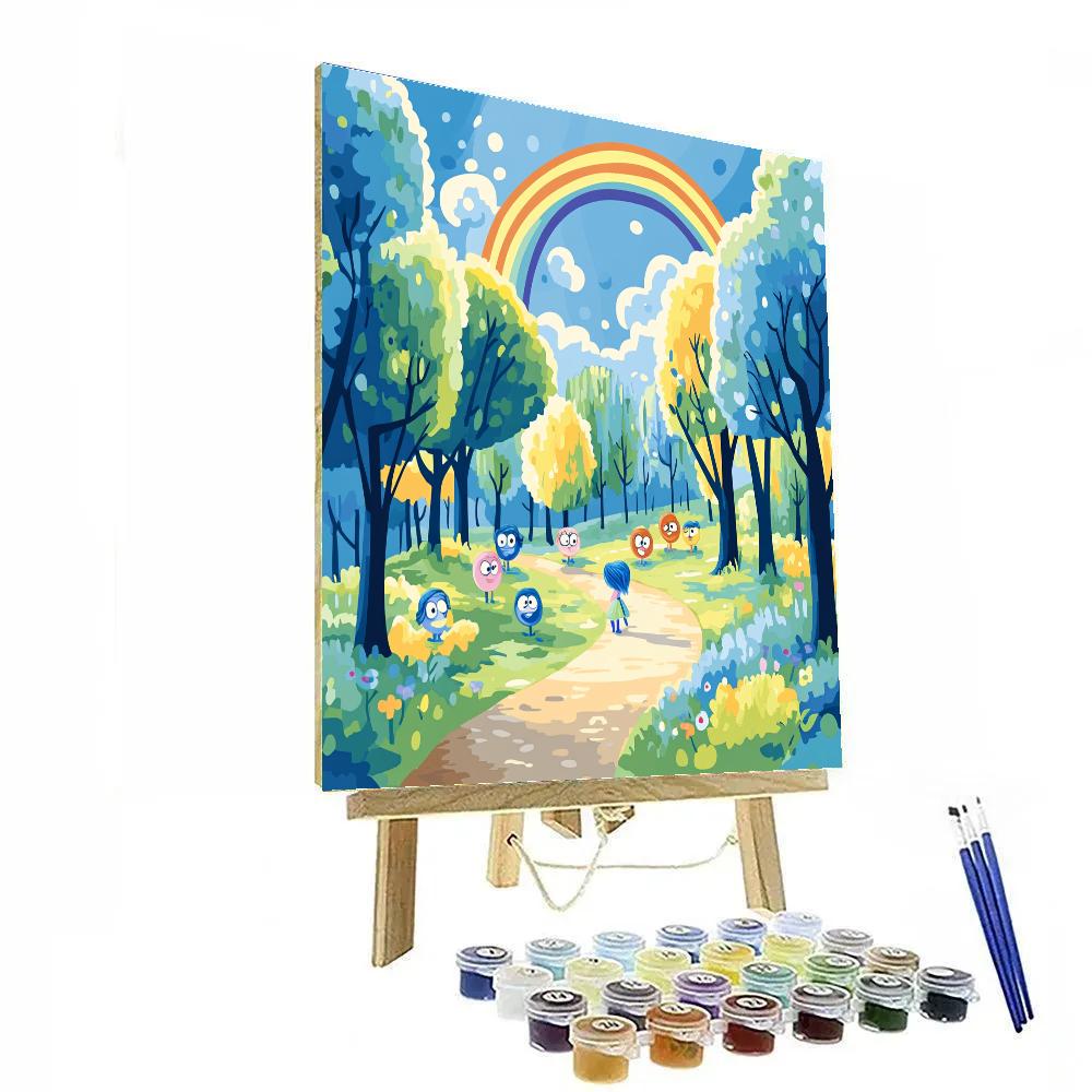 Riley Emotional Rainbow paint by number