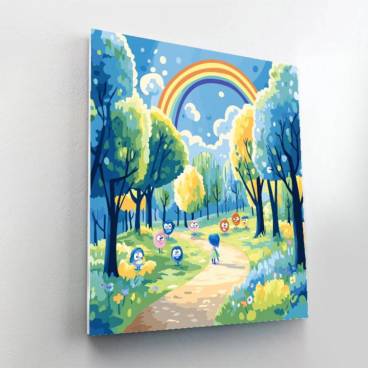 Riley Emotional Rainbow paint by number