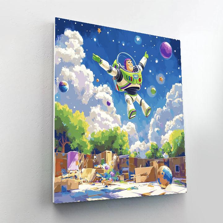 Buzz Lightyear Space Patrol painting number kit