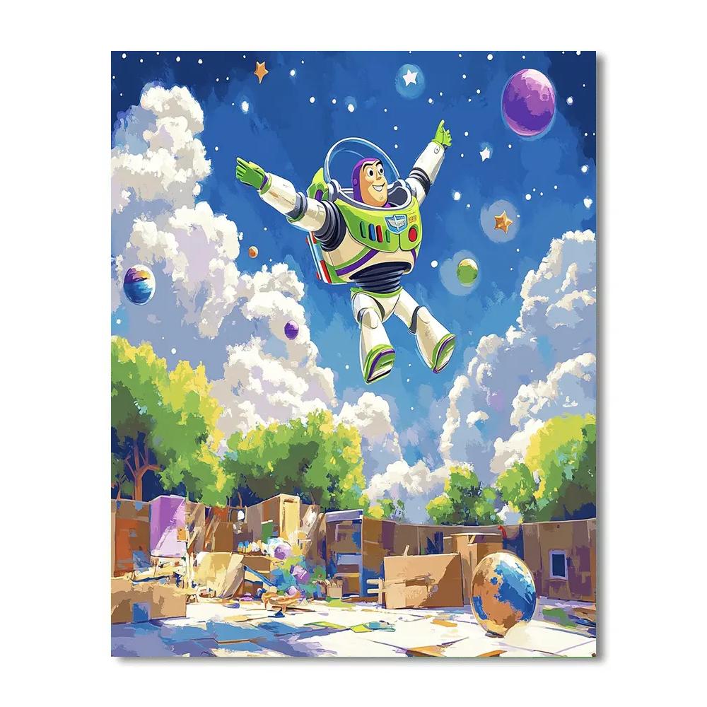 Buzz Lightyear Space Patrol painting number kit