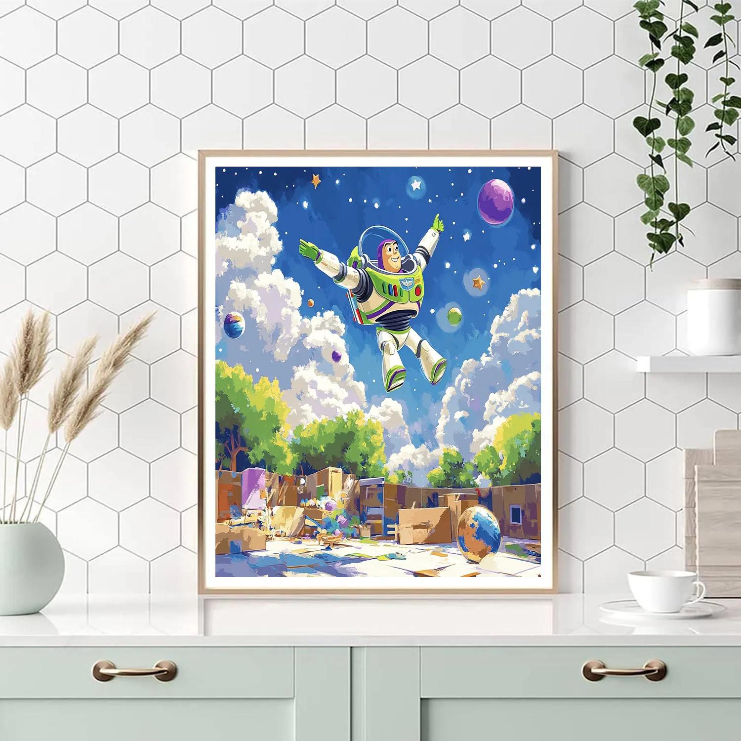 Buzz Lightyear Space Patrol painting number kit