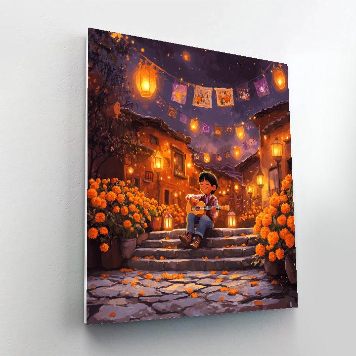 Coco Miguel Musical Memory paint by number