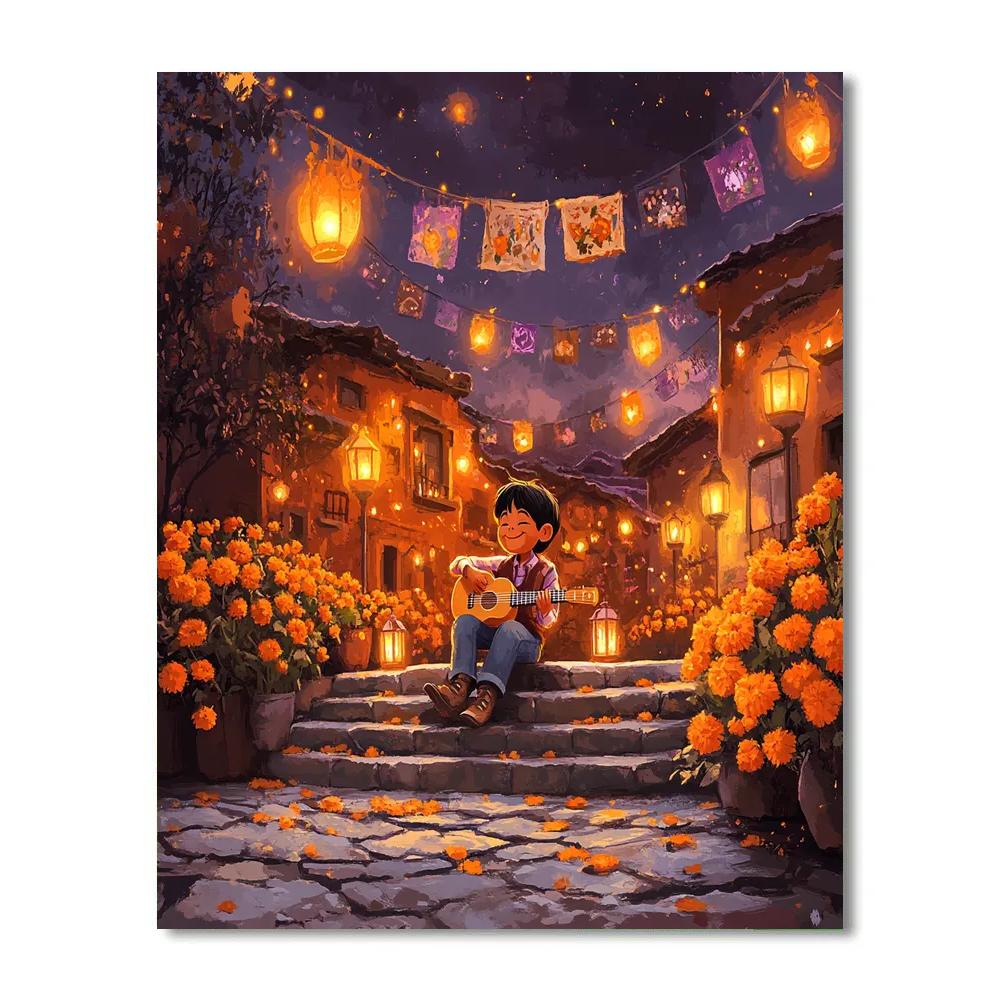 Coco Miguel Musical Memory paint by number