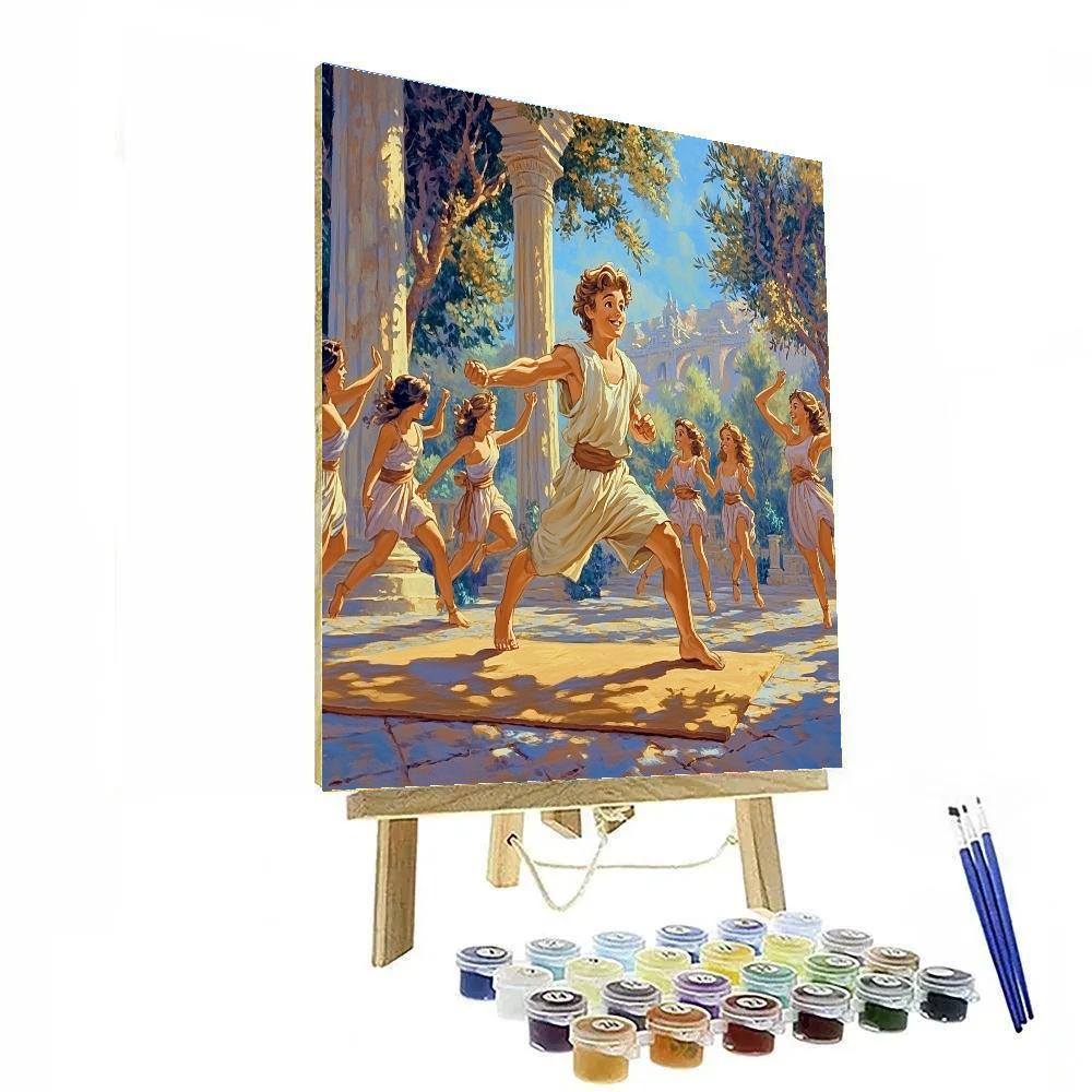 Hercules Hero Training Painting by numbers kit