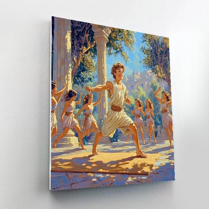 Hercules Hero Training Painting by numbers kit
