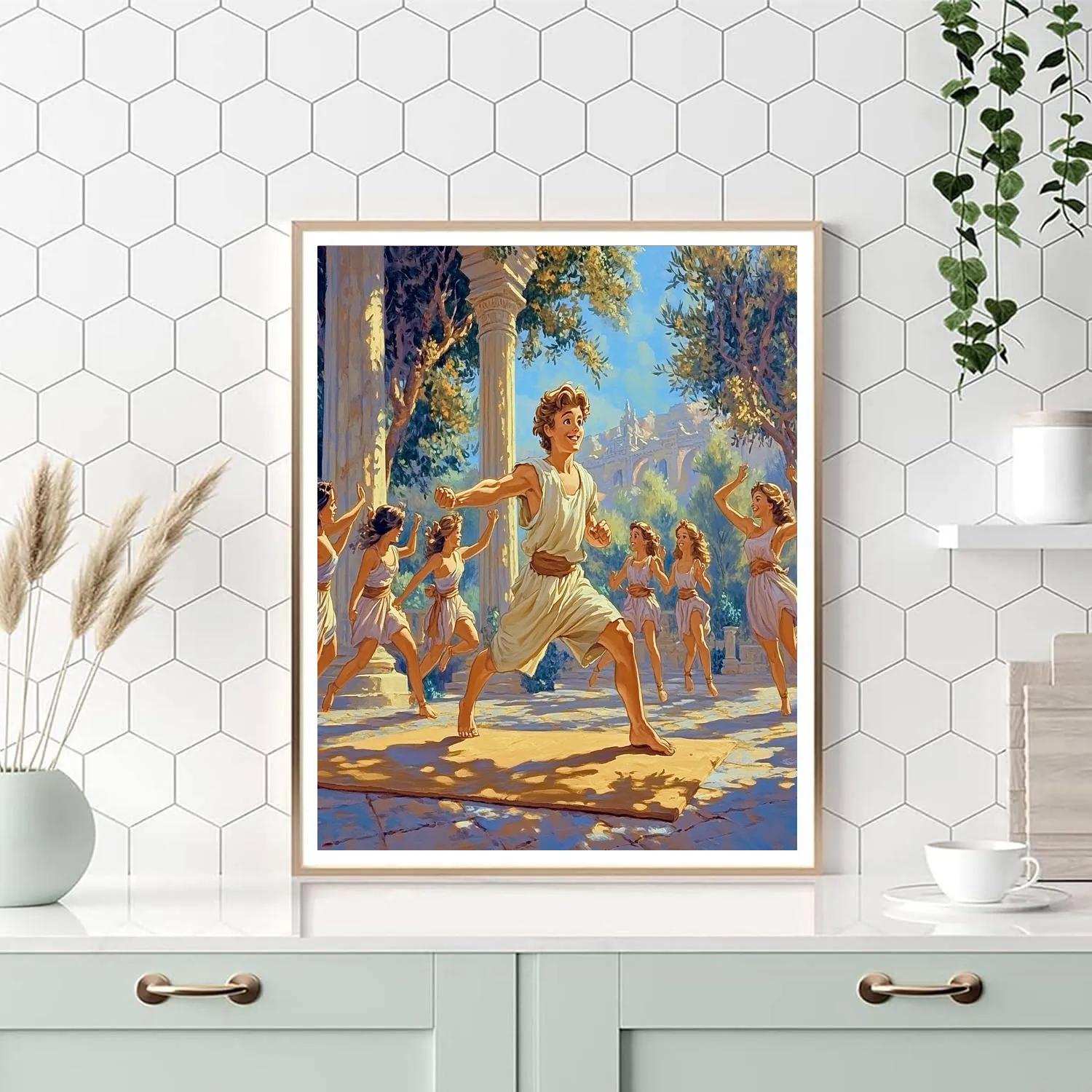 Hercules Hero Training Painting by numbers kit