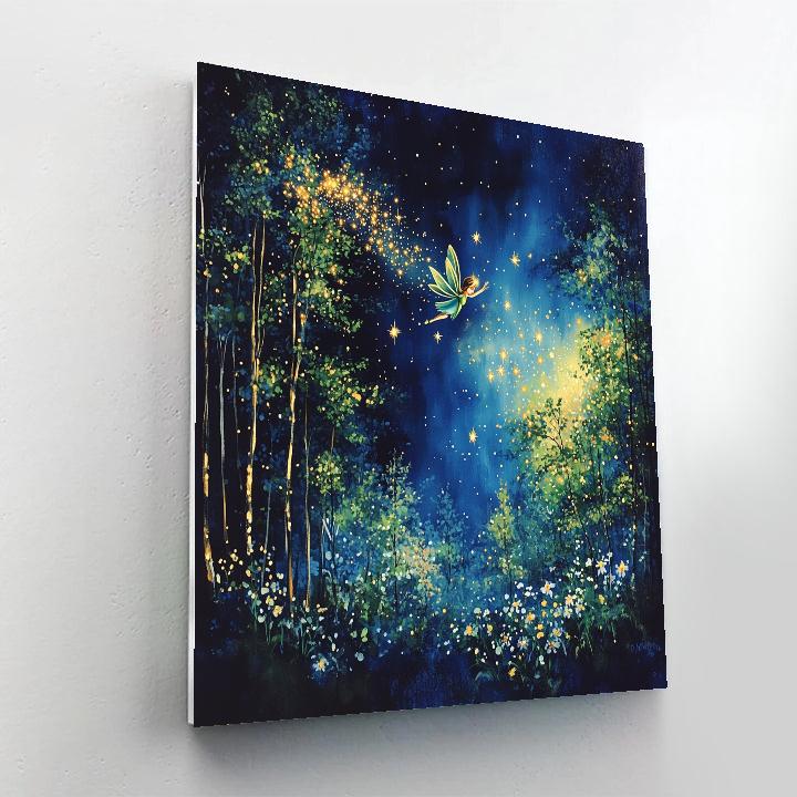 Tinker Bells Moonlit Pixie Flight Number painting