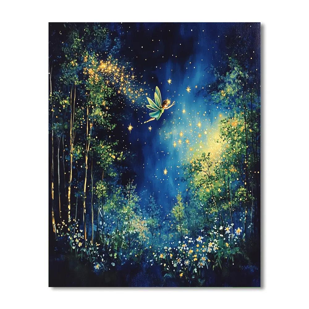 Tinker Bells Moonlit Pixie Flight Number painting