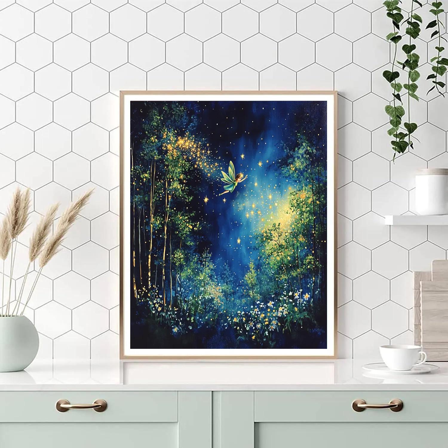 Tinker Bells Moonlit Pixie Flight Number painting