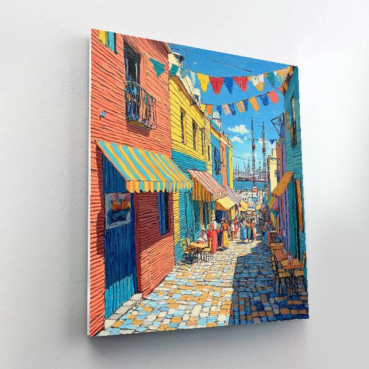 Caminito Color Promenade In La Boca - Buenos Aires, Argentina Paint by numbers kits