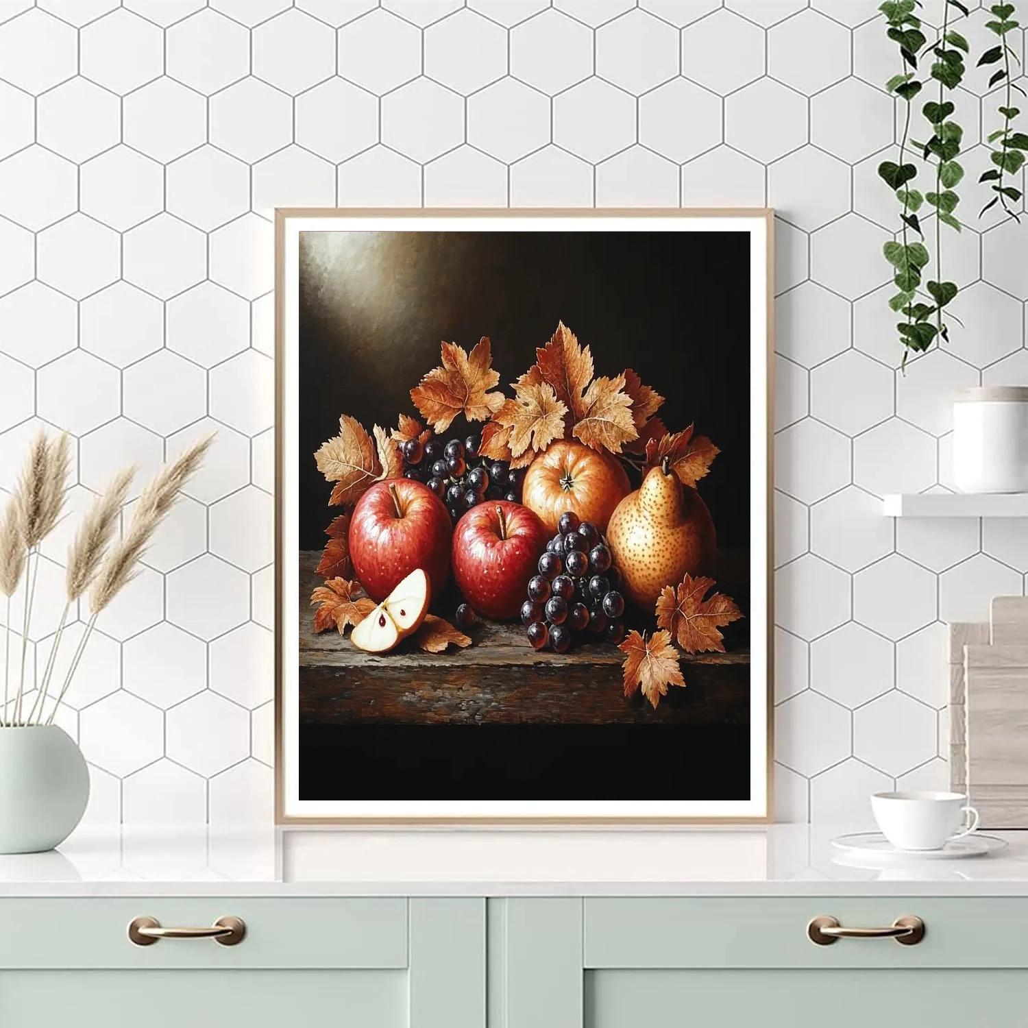 Caravaggio Inspired Overripe Orchard Still Life Numbered painting kits