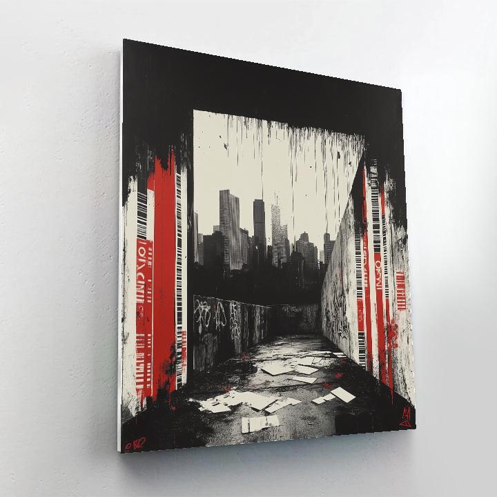 Banksy Inspired Revolution Against Consumerism paint by number