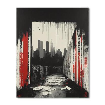 Banksy Inspired Revolution Against Consumerism paint by number