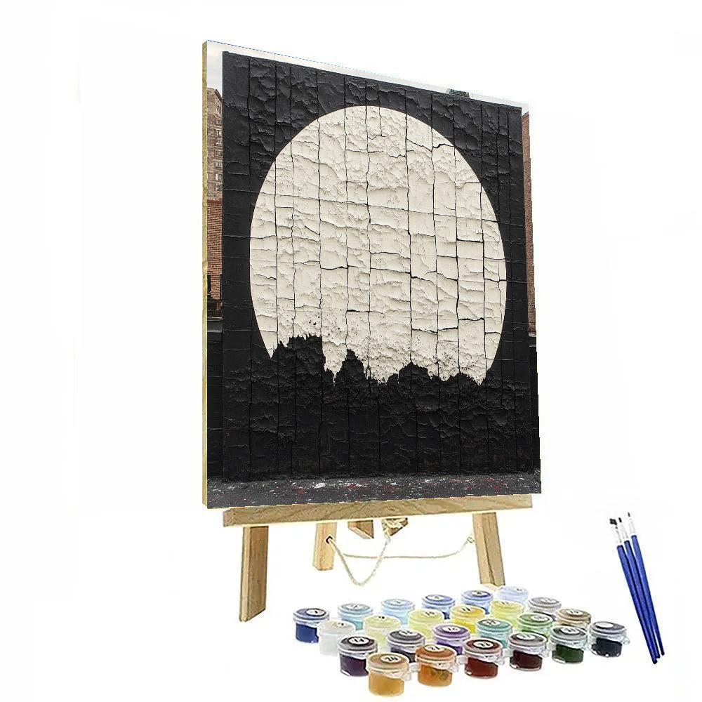 Banksy Inspired Urban Environmental Reckoning painting number kit