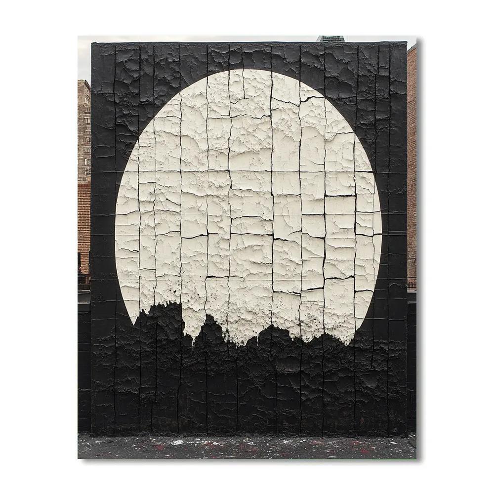 Banksy Inspired Urban Environmental Reckoning painting number kit