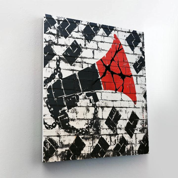 Banksy Inspired Silent Resistance Revolution Painting by numbers kit